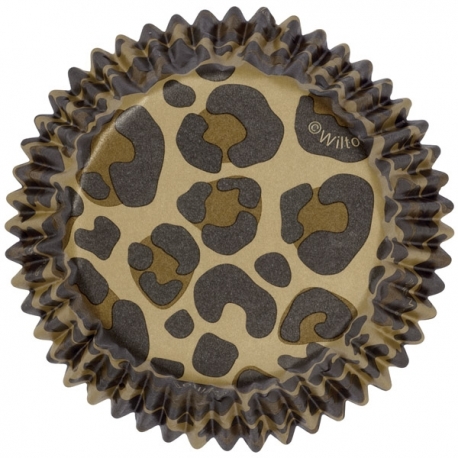 Metallförmchen für Muffins mit Leopardenmustern Wilton 415-0517
