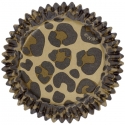 Metallförmchen für Muffins mit Leopardenmuster Wilton 415-0517