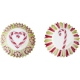 Kleine Weihnachtspapierformen für Muffins Zuckerstange 100 Stk. Wilton 415-7217