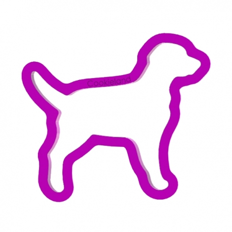 Das Förmchen für Kekse und Lebkuchen Hund Labrador