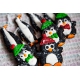 Das Förmchen für Kekse und Lebkuchen Pinguin mit der Wintermütze