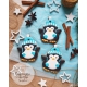 Foremka do ciastek i pierników Pingwinek w zimowej czapce